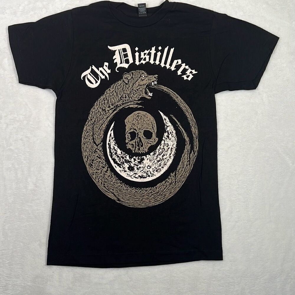 The Distillers band limited concert released short‎ sleeve Black T-shirt Men XS